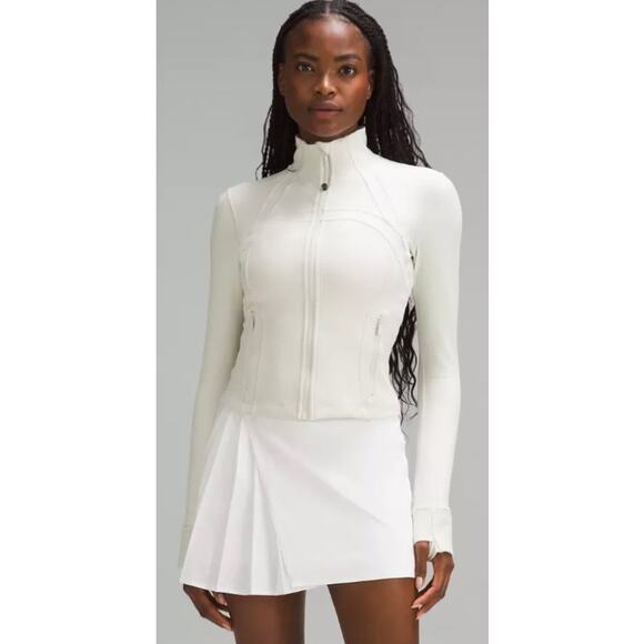 lululemon athletica Jackets & Blazers - Lululemon Cropped Define Jacket Ribbed Nulu Bone